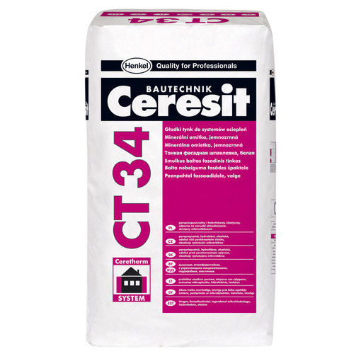 Шпатлёвка Ceresit «CT 34» Цементная шпатлевка