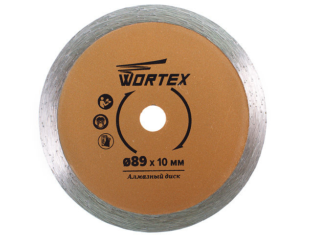 Диск пильный по керамике HS S100T 89-х10 мм WORTEX+