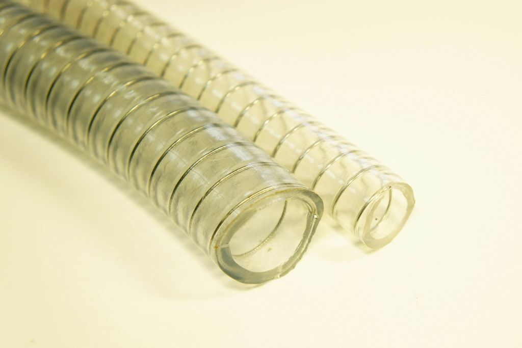 Пищевой шланг ПВХ, армированный стальной спиралью, 60 мм, Вайр Фуд