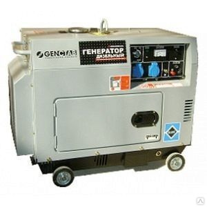 Дизельный малошумный генератор Genctab GSDG-GSDG-6000SATS 