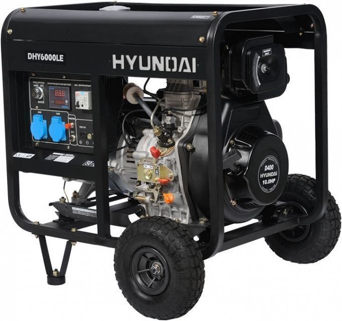 Дизельный генератор Hyundai DHY 6000LE 1