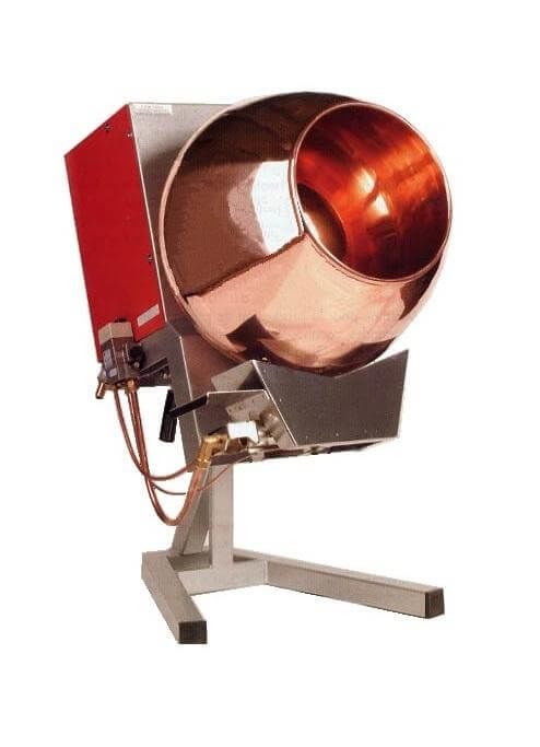 Машина для глазирования газовая с вариатором скорости и с медным барабаном для 20 кг ICB tecnlologie s.r.l. 17.ICBASSINA