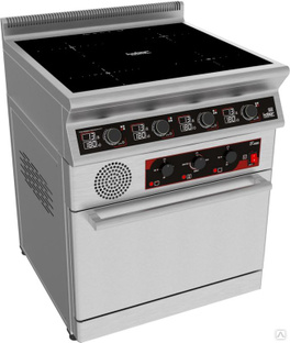 Плита индукционная с 4 зонами нагрева (4*3,5 кВт) и духовым шкафом Кобор I74SO #1