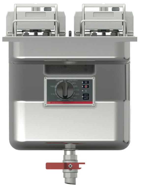 Фритюрница электрическая встраиваемая drop-in с 1 ванной 17 - 20.5 л Fri Fri Basic+ Built-in411(SB4