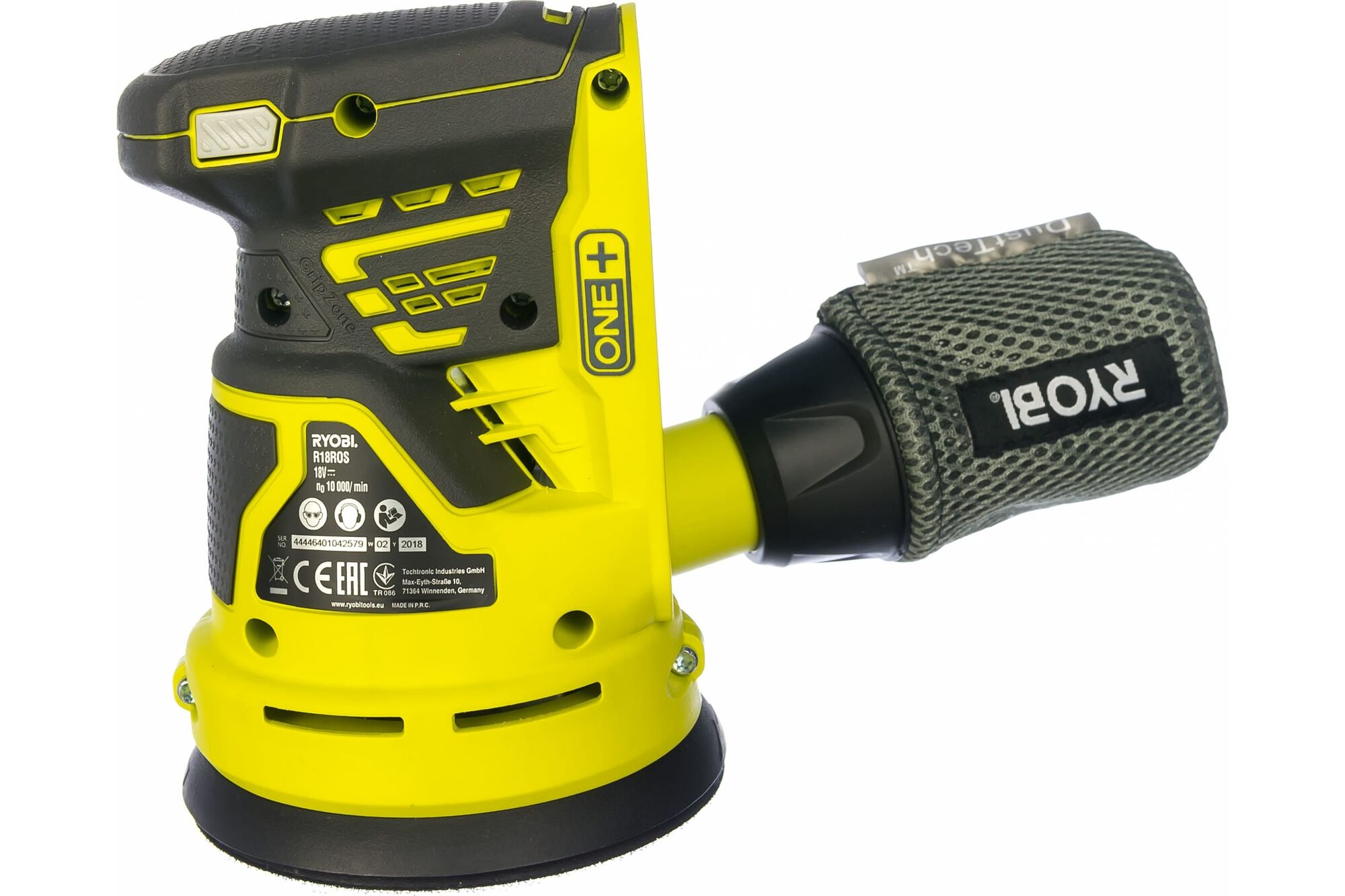 Эксцентриковая шлифмашина Ryobi ONE + R18ROS-0 5133002471, цена в  Екатеринбурге от компании ГЛОБАЛСТРОЙРТИ