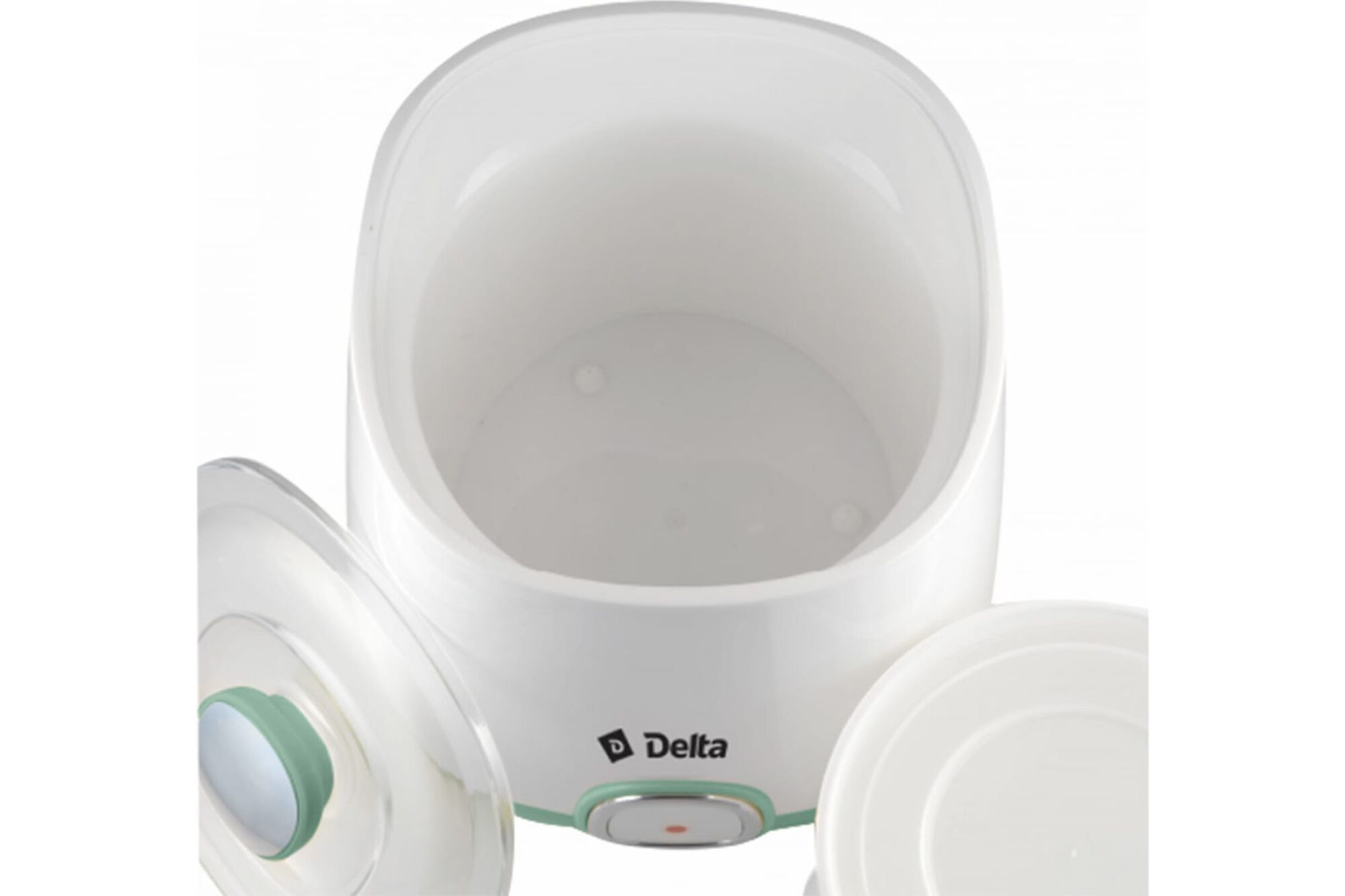 Электрическая йогуртница Delta DL-8400 объем контейнера 1 л, белый с серо-зеленым Р1-00004492 #3