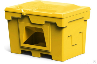 Ящик 500 л с крышкой и дозатором POLIMER GROUP цвет желтый FB227 