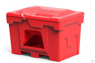 Ящик 500 л с крышкой и дозатором POLIMER GROUP цвет красный FB225 