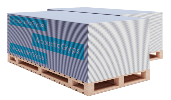 Плита звукоизоляционная ГКЛЗ АкустикГипс (AcousticGyps) (2,5 м х 1,2 м х 12,5 мм) 3 м2 Техносонус