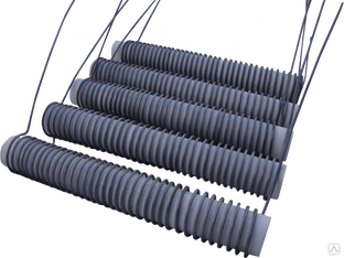 Комплект нагревателей (спиралей) для муфельной печи ЭКПС-10 до 1300°C 