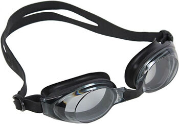 Очки для плавания Bradex серия ''Регуляр'' черные цвет линзы - серый SF 0392