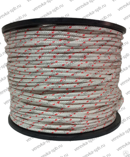 Веревка ПА (капроновая) 5 мм плетеная с сердечником, бухта 200м 