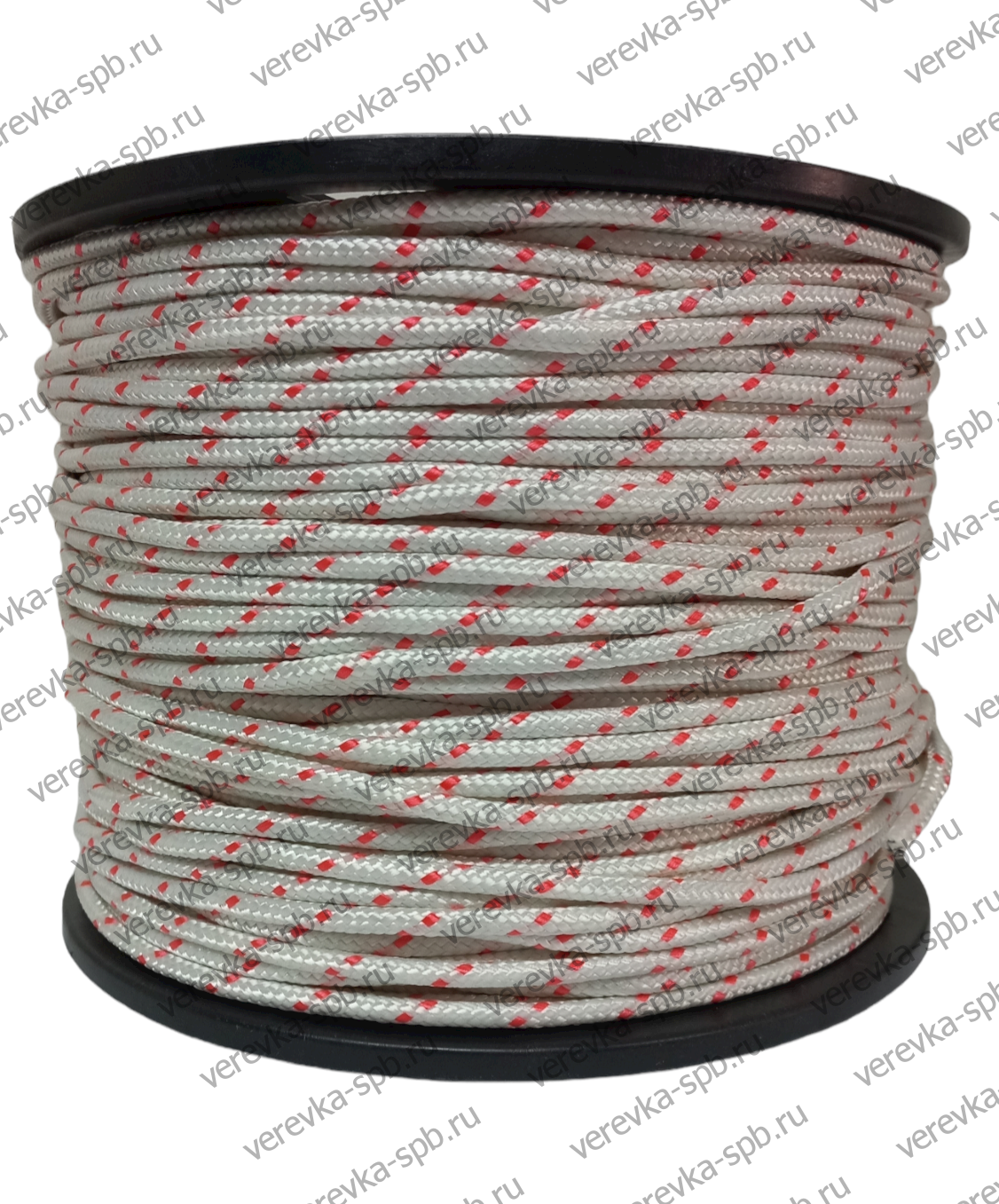 Веревка капроновая 5 мм, 200 м, плетеная, 330 кгс