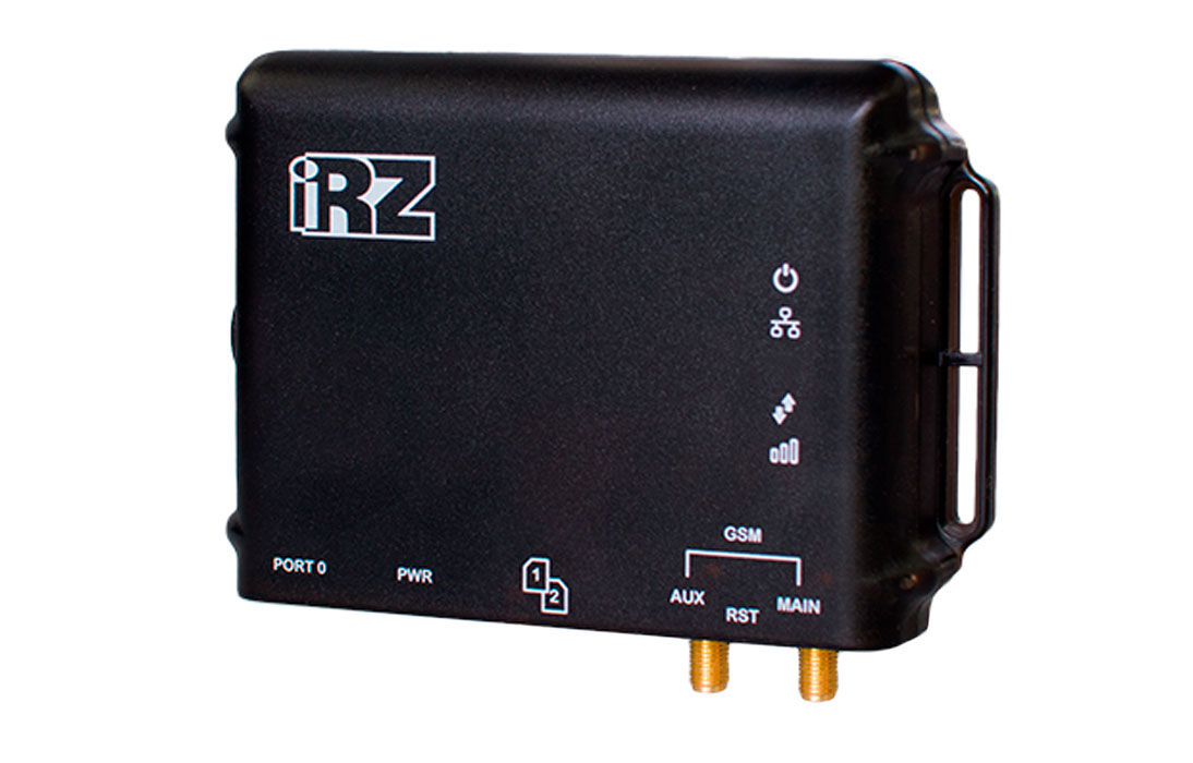Роутер iRZ RU01 (3G до 14,4 Мбит/с, 2xSIM, 1xLAN, GRE, OpenVPN, PPTP)