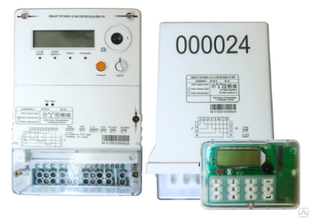Счетчик электроэнергии трехфазный многотарифный Квант ST2000-12-W-230х5(100)-1/1-RBG3DM-SMA 
