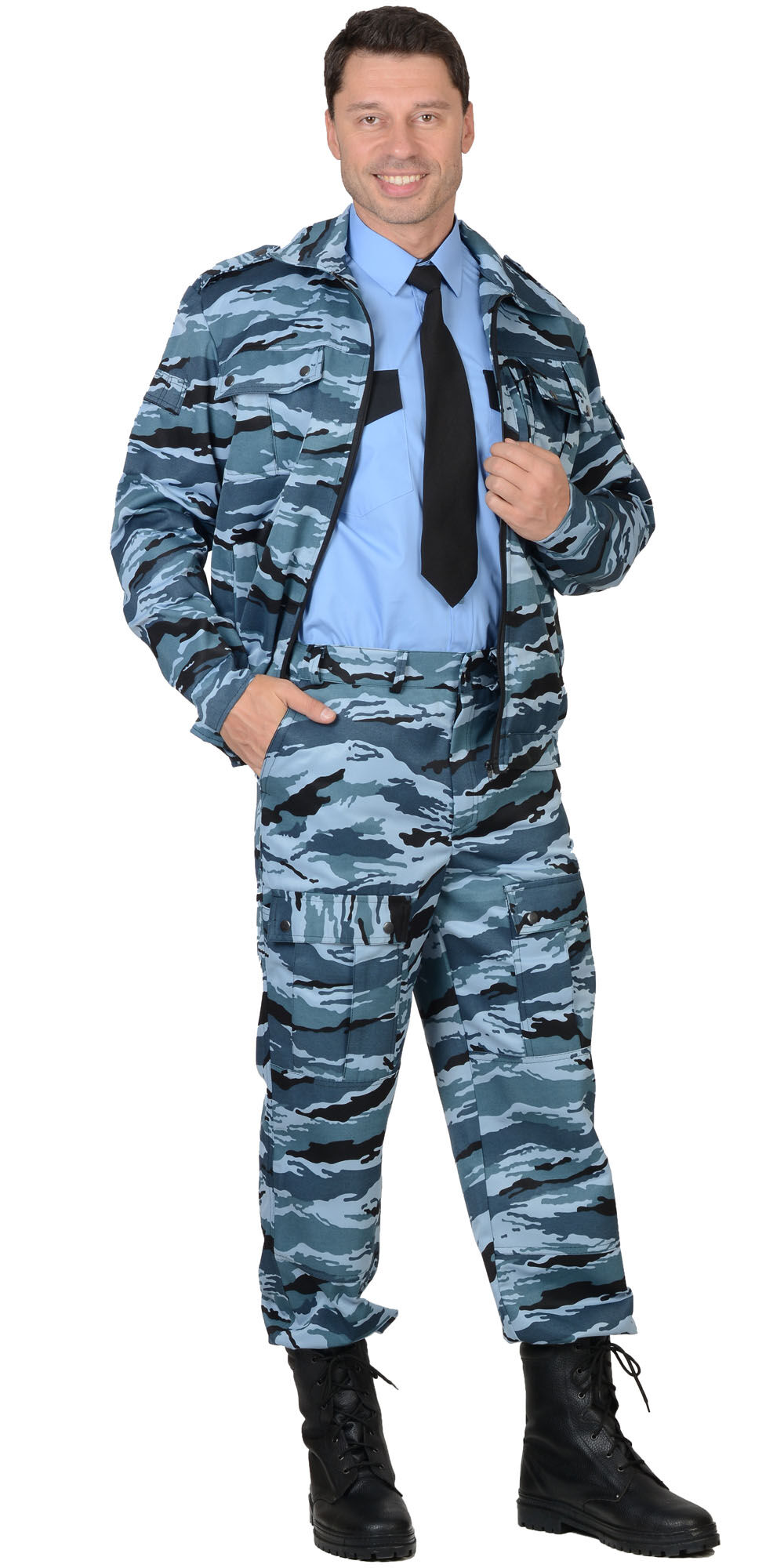 Костюм ФРЕГАТ куртка, брюки (ткань Грета 210) КМФ Серый вихрь