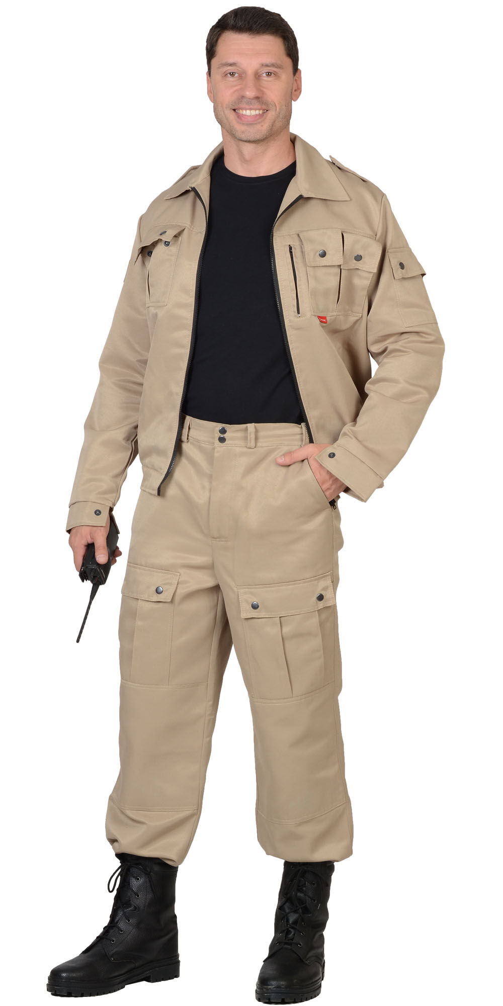 Костюм ФРЕГАТ куртка, брюки (ткань Грета 210) песочный