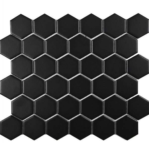 Мозаика керамическая KHG51-2M Imagine Lab черная матовая