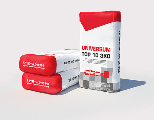 Стяжка цементная для бетонных поверхностей TOP 10 ЭКО Universum