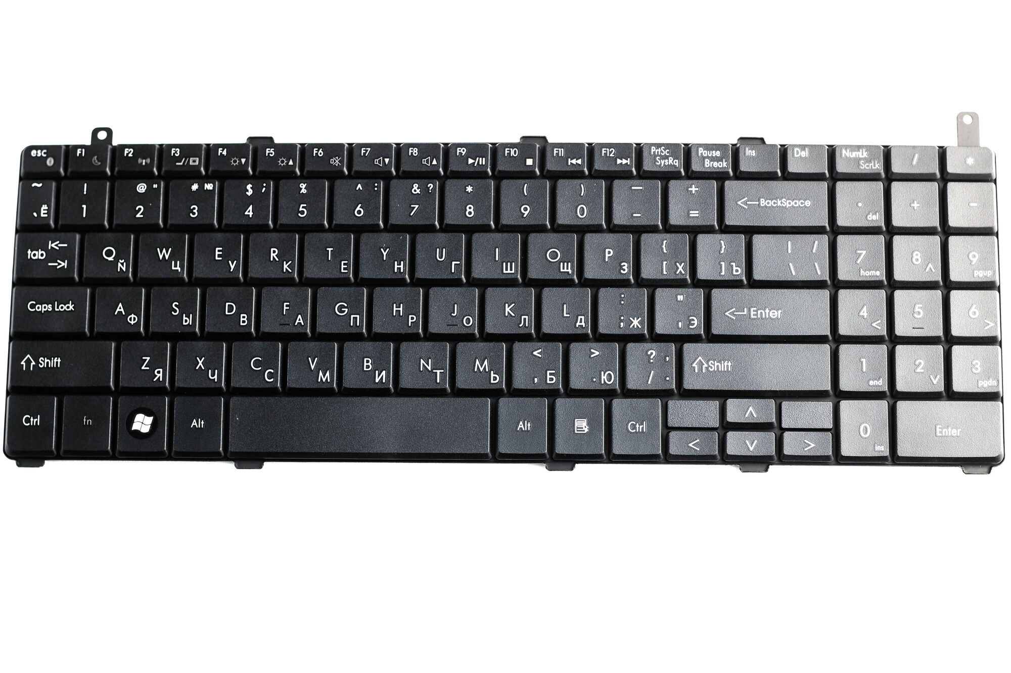 Клавиатура для ноутбука DNS Hasee A550 p/n: SW8, MP-05696SU-9203 AESW8700010 DNS / Clevo