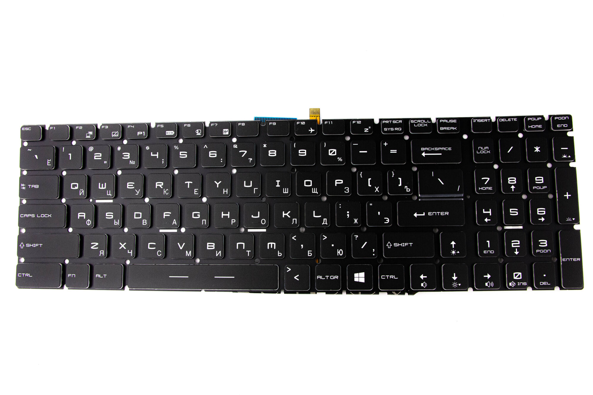 Клавиатура для MSI GF62 GF62VR GP63 GP73 с подсветкой p/n: NSK-FB1LN