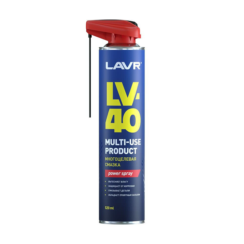 Смазка многоцелевая LAVR LV-40 520 мл с дозатором