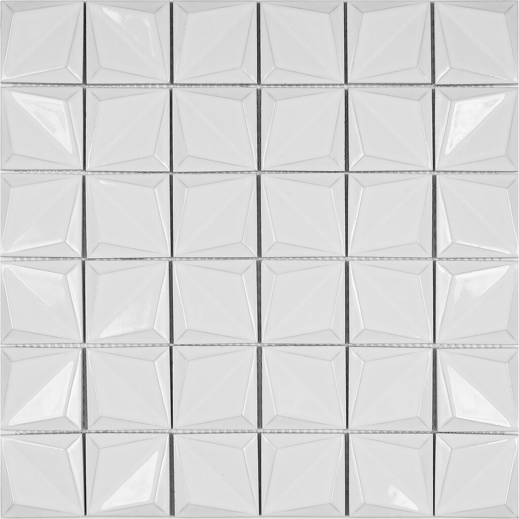 Мозаика керамическая KKV50-1R Imagine Lab белая