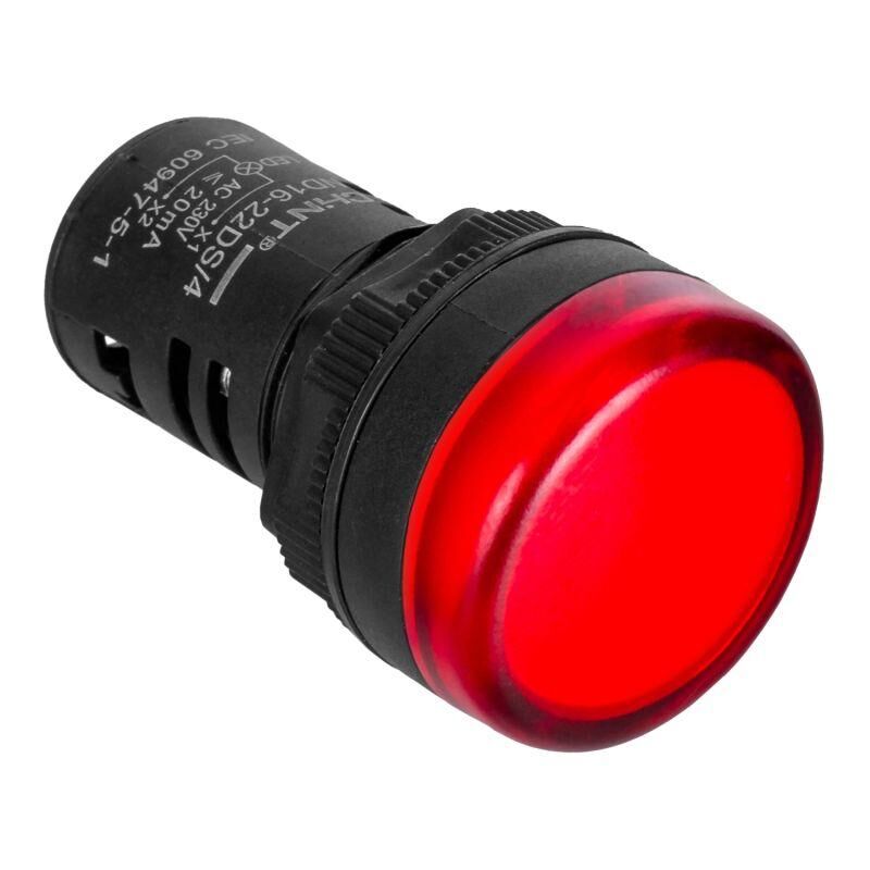 Индикатор ND16-22DS/4 цвет красный AC 230 В (R) CHINT 593012