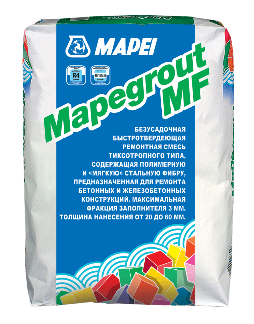 Смесь ремонтная тиксотропного типа Mapei Mapegrout MF