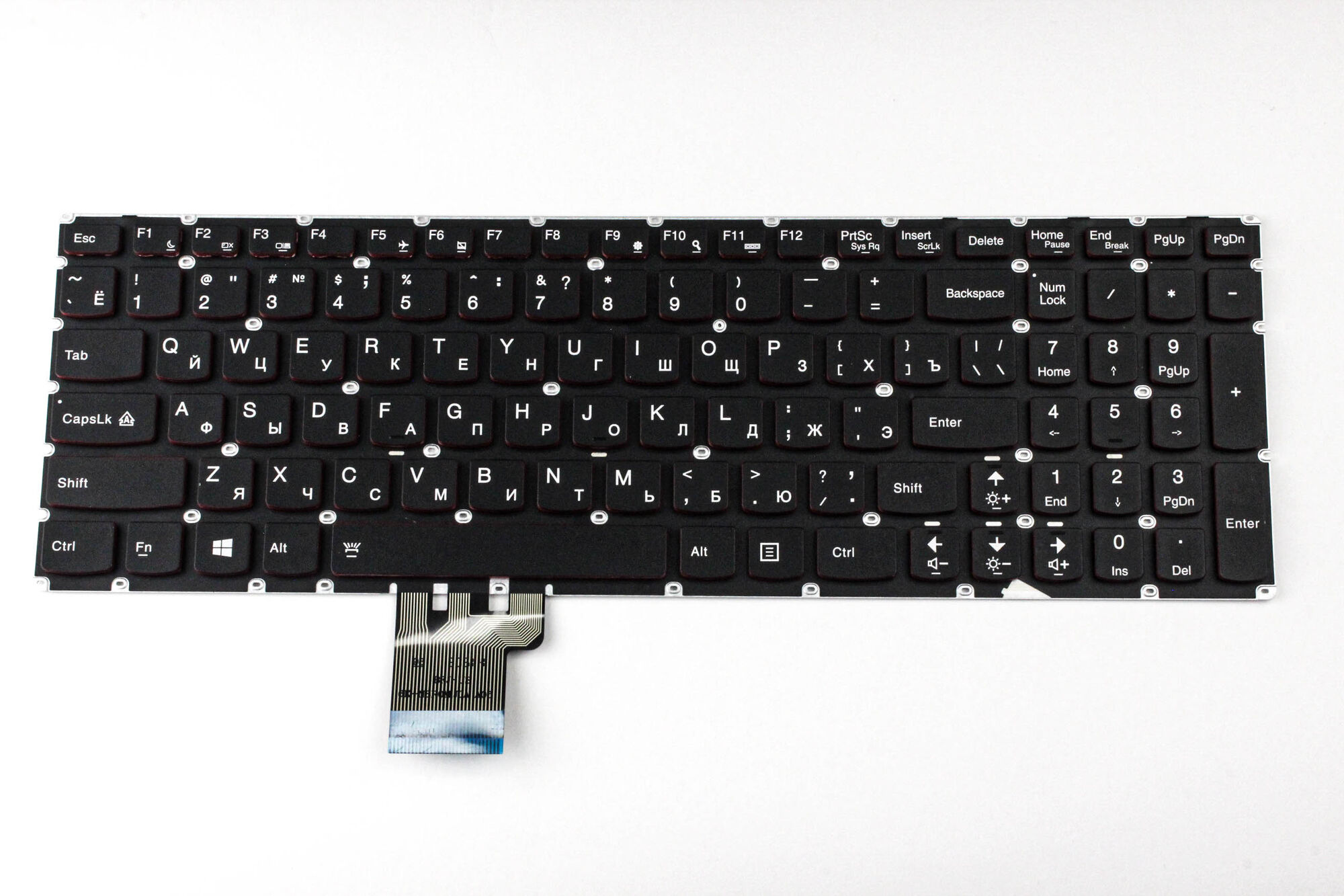 Клавиатура для ноутбука Lenovo Y50-70 U530 c подсветкой p/n: 25215988, 9Z.N8RBC.J01