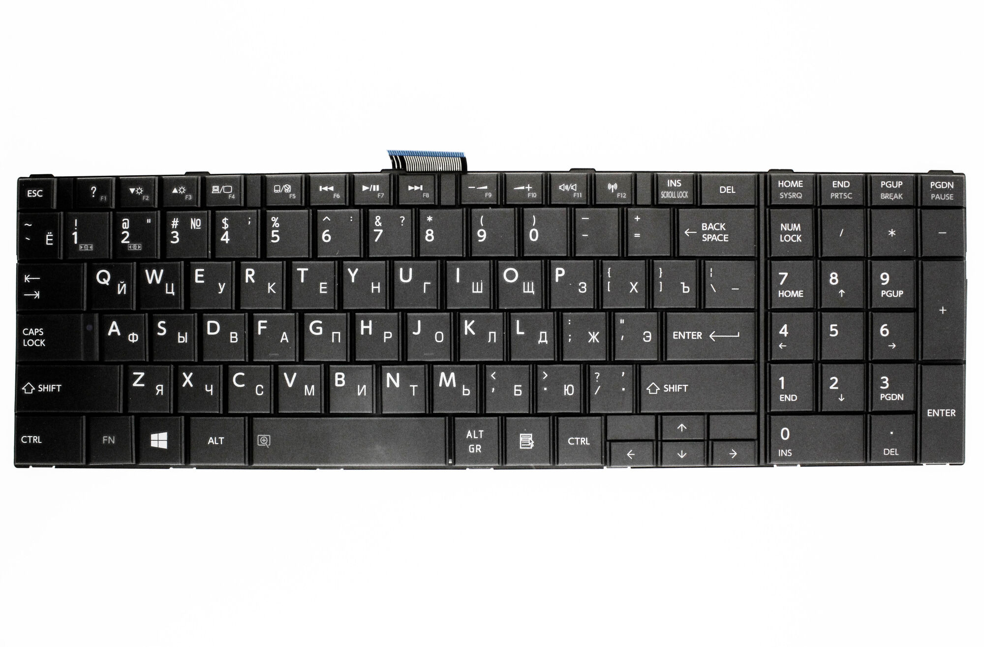 Клавиатура для ноутбука Toshiba C55 C55-A p/n: NSK-TVPSU, 9Z.N7USU.P0R, 0KN0-CK3RU13, NSK-TVPSU 0R