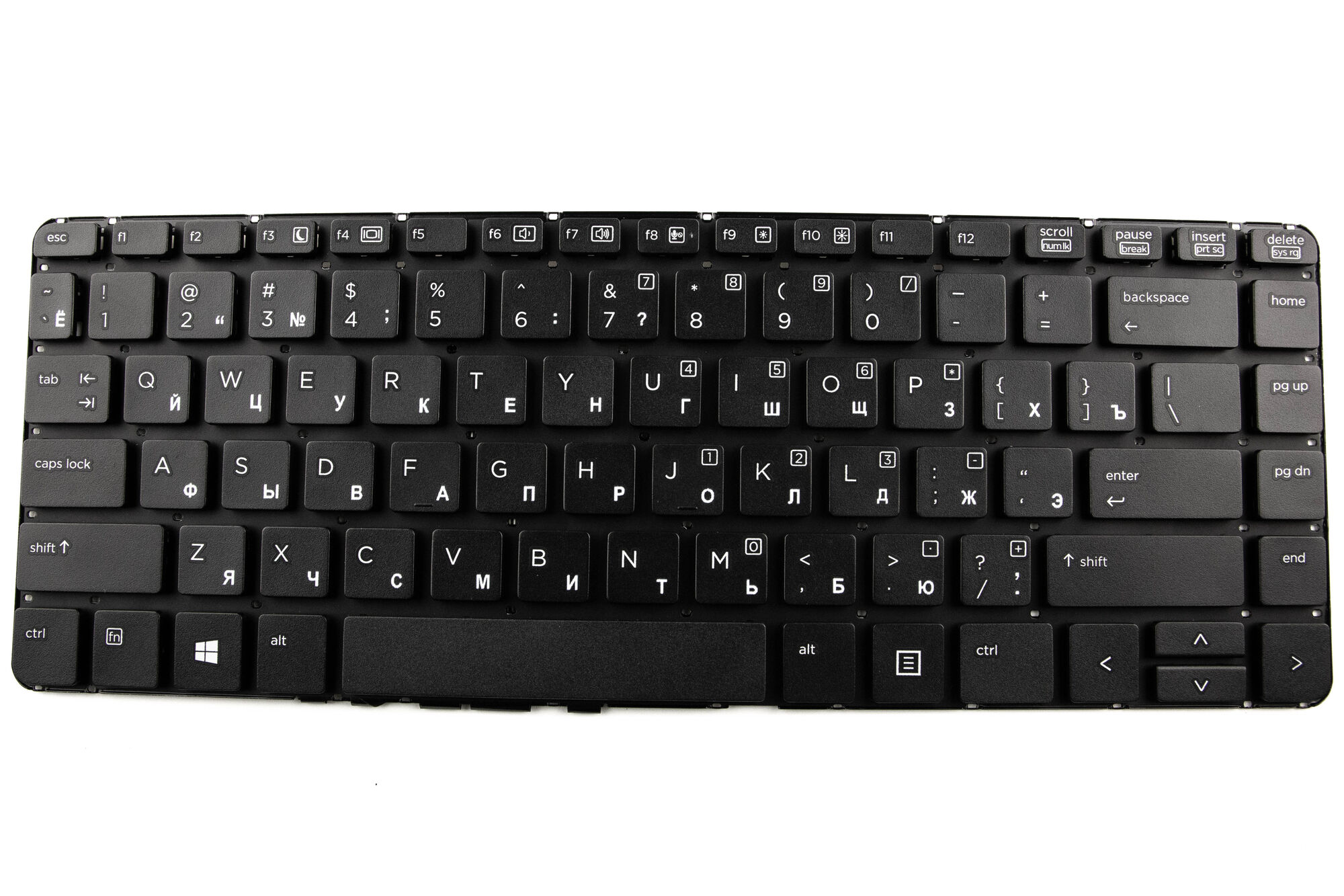 Клавиатура для HP Probook 430 G0, 430 G1 p/n: SN8124, 90.4YV07.L01, MP-12M63US-4421, 727765-001