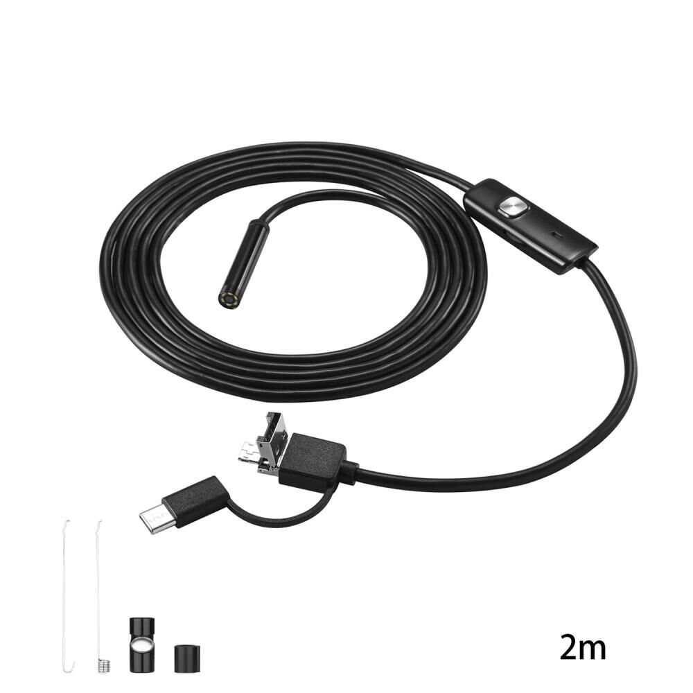 Водонепроницаемый эндоскоп 2м (Micro USB, USB, Type-C) DEKO WEC-2 Deko