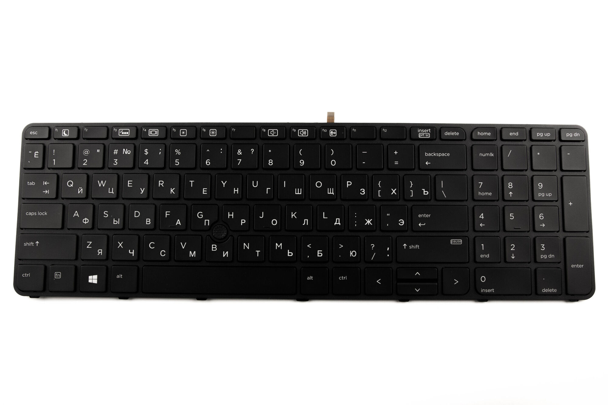 Клавиатура для HP Probook 450 G3 470 G3 с подсветкой c trackpoint p/n: 841137-001, 9Z.NCGBV.201