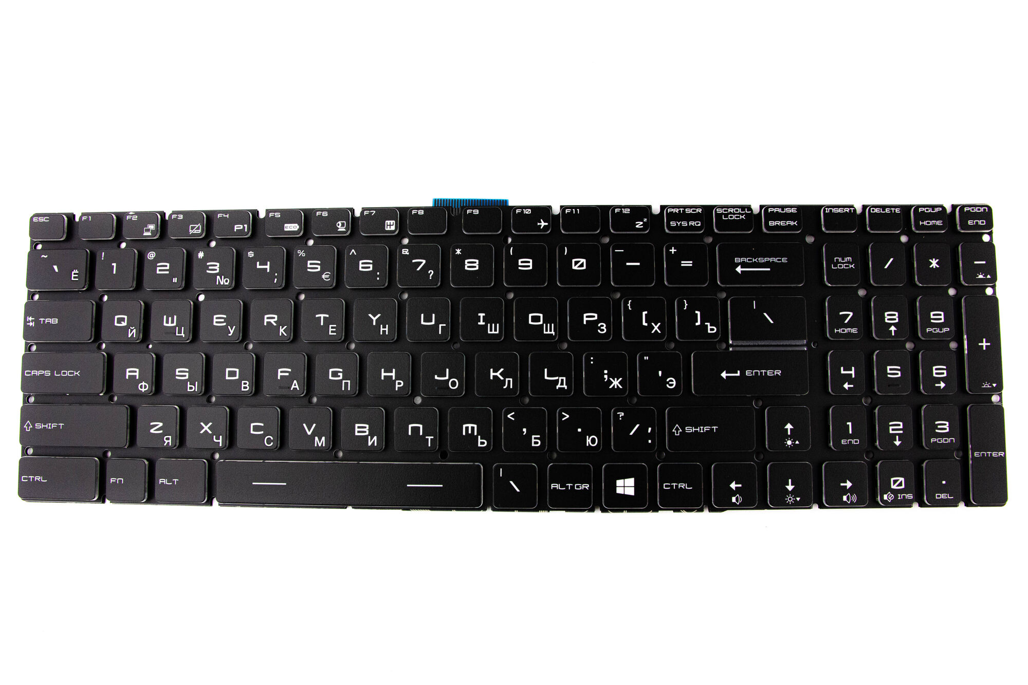 Клавиатура для MSI GE75 GE65 RGB p/n: 9ZN6MSWL242