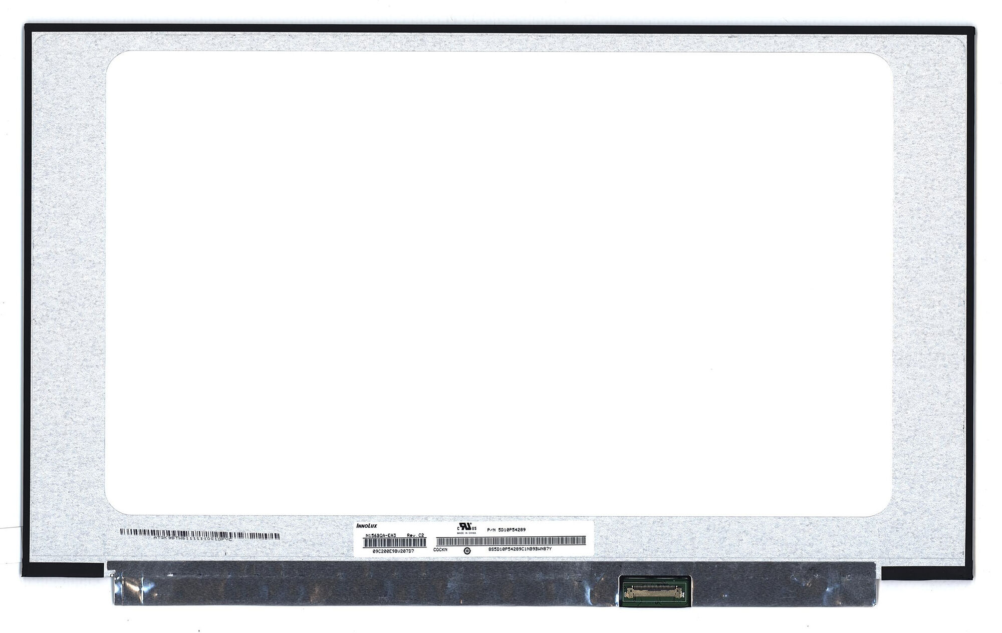 Матрица для ноутбука 15.6 1366x768 30pin eDp Slim TN NT156WHM-N34 35*20.5см Glossy 60Hz