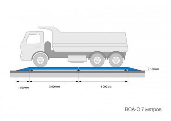 Весовая платформа для грузовых автомобилей чертеж