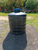 Бак для воды пластиковый овально-вертикальный 1000 М л черный Aquaplast #13
