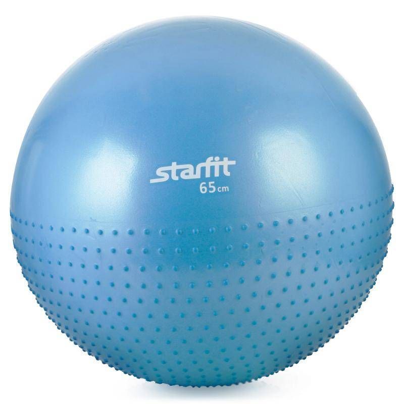 Мяч полумассажный гимнастический 65 см StarFit