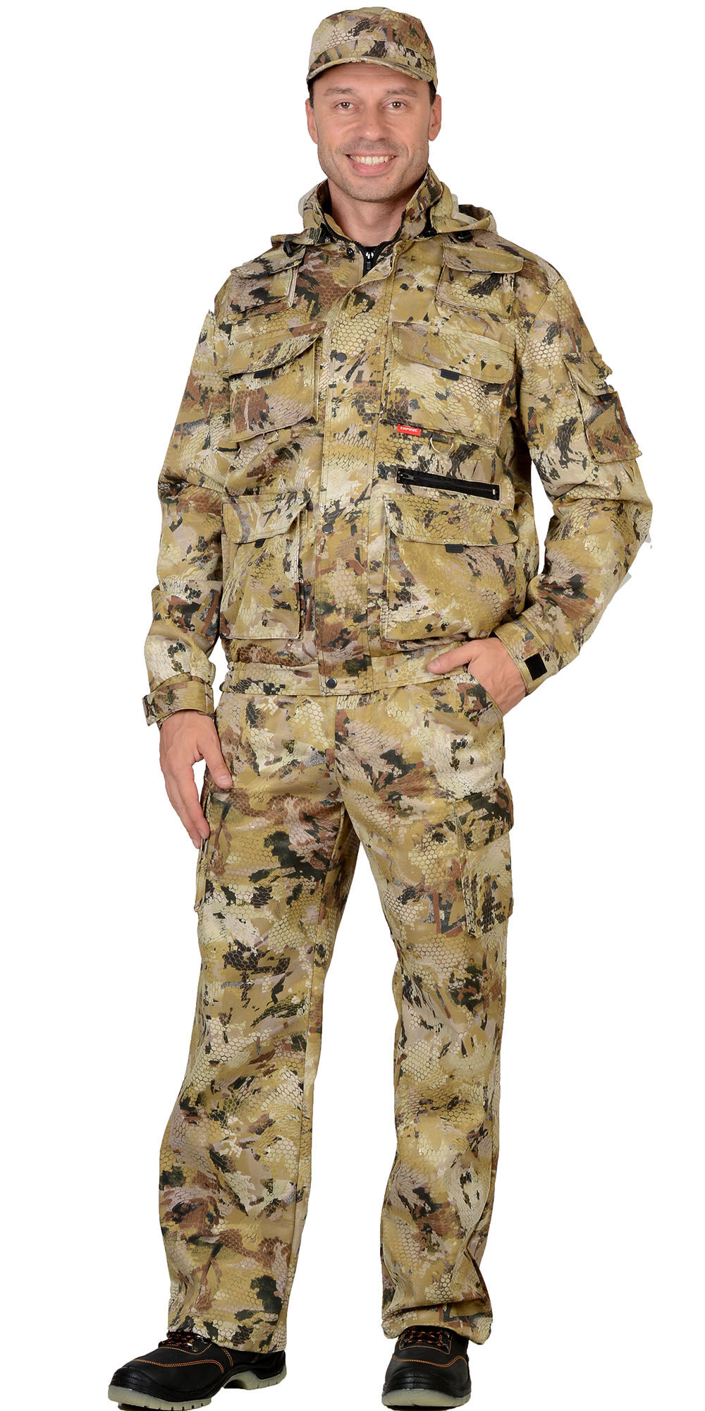 Костюм ПУМА куртка, брюки (ткань Грета 210) КМФ Саванна 2