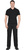 Рубашка-поло черная короткие рукава с манжетом, пл.180 г/м2 #1