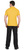 Рубашка-поло желтая короткие рукава с манжетом, пл.180 г/м2 #3