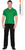 Рубашка-поло светло-зеленая короткие рукава с манжетом, пл.180 г/м2 #2