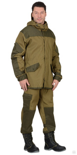 Костюм ГОРКА куртка, брюки (гражданские размеры) (полотно палаточное) хаки #1