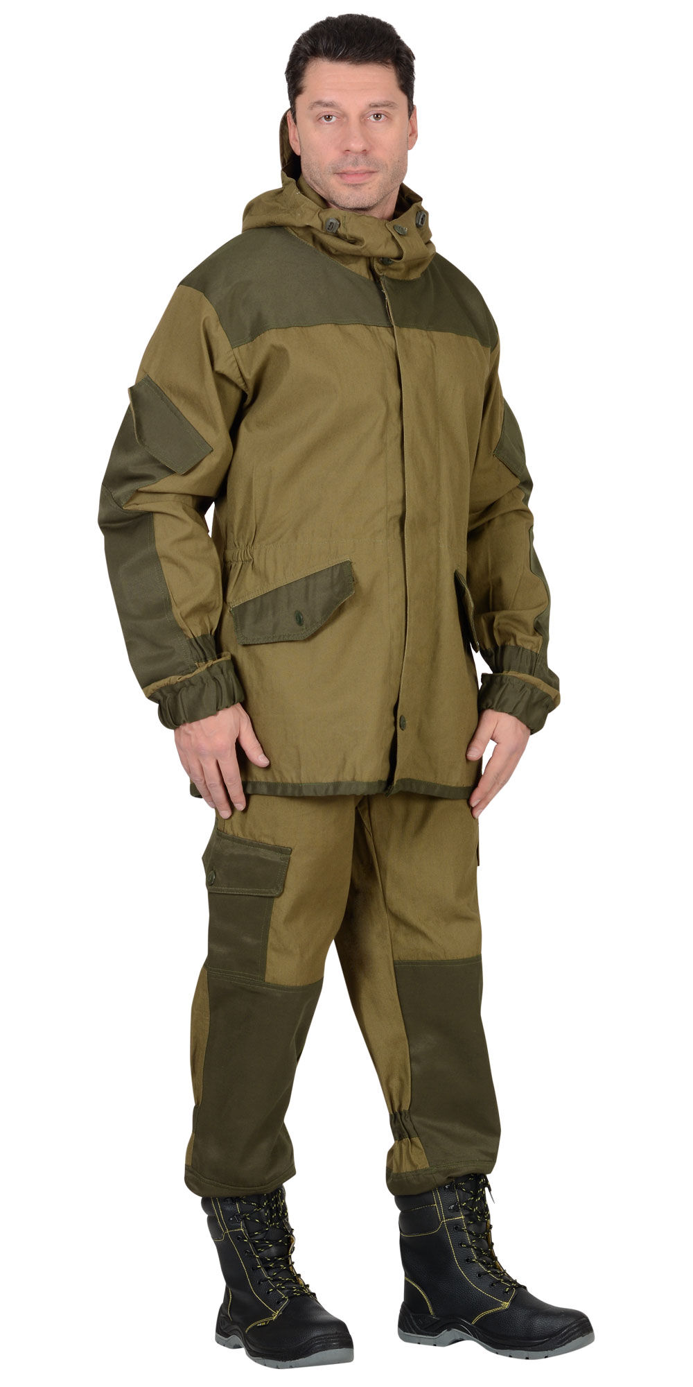 Костюм ГОРКА куртка, брюки (гражданские размеры) (полотно палаточное) хаки