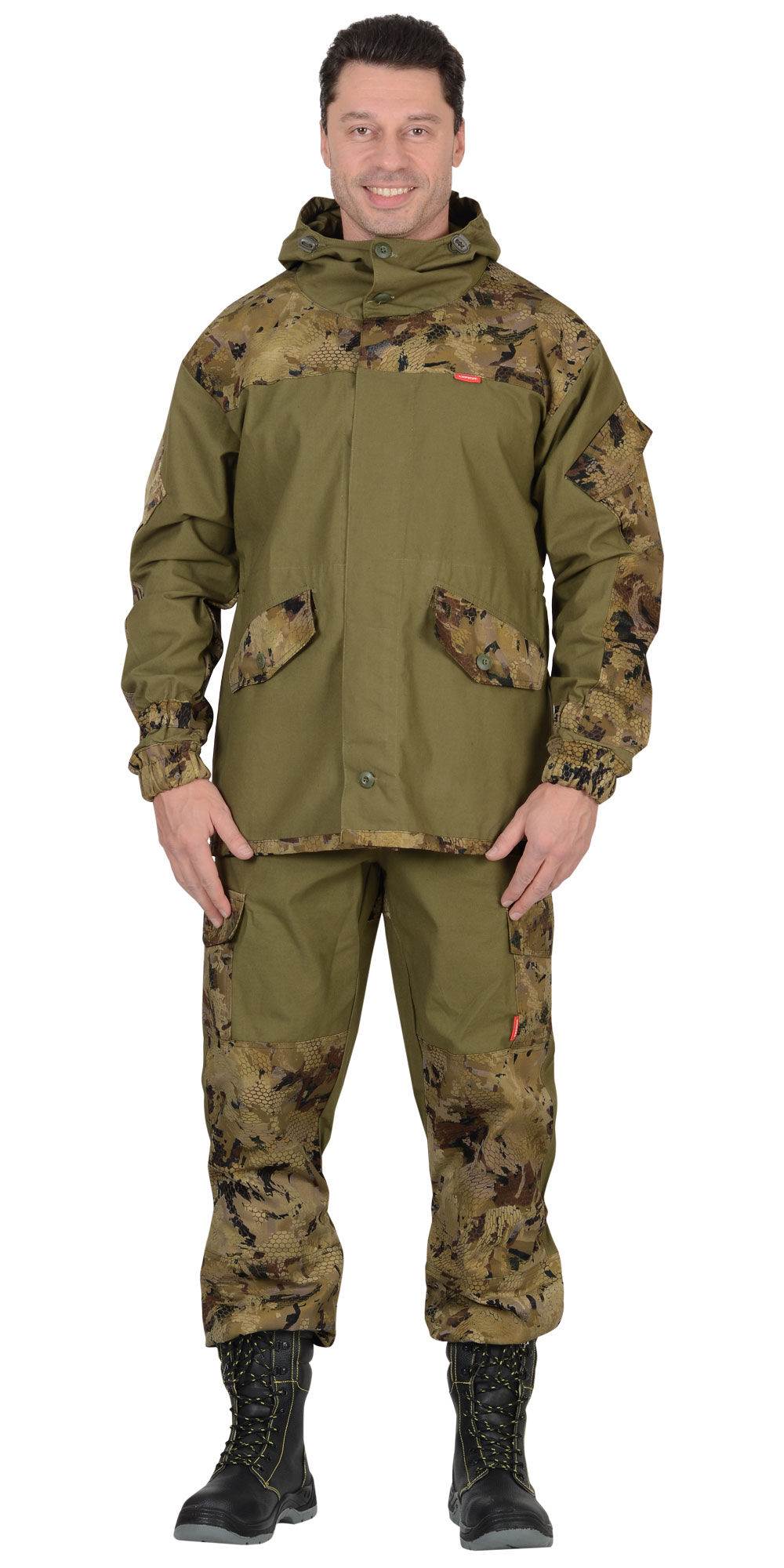 Костюм ГОРКА куртка, брюки (гражданские размеры) (полотно палаточное) КМФ Саванна