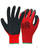 Перчатки Safeprotect НейпЛат (нейлон+латекс, красный с черным) #1