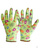 Перчатки Safeprotect САДОВЫЕ (нейлон+прозрачный нитрил, зеленый) #1