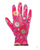 Перчатки "САДОВЫЕ" розовые (100% нейлон, с принтом, покр. прозр. нитрил) уп120пар #2