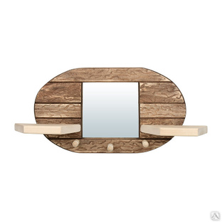 Зеркало — это не только предмет для собственного созерцания, но так же элемент декора и украшения. Такое зеркало подойдет для бани и сауны. Дерево не выделяет вредных веществ при нагревании и подходит для помещений с высокой влажностью. #1